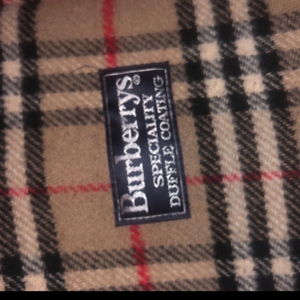 VINTAGE BURBERRY 100% WOOL TOGGLE COAT #Duffle #Wool #BURBERRY #Novacheck - Picture 5 of 8